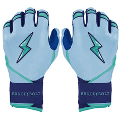 Bear Series Long Cuff Batting Gloves - Tidal Blue