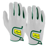 Bear Series Golf Gloves (On Right, 2-Pack) - Augusta White