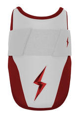 Chrome Series 6" Elbow Guard - Maroon