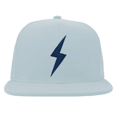 SMART FIT Performance BOLT Game Hat - Ice Blue/Navy Bolt