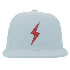 SMART FIT Performance BOLT Game Hat - Ice Blue/Red Bolt