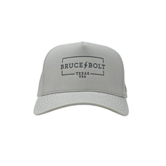"BRUCE BOLT" Standard Snapback Hat - Grey