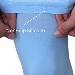 Compression Xtra Long Leg Sleeves (2-Pack) - Baby Blue