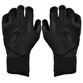 Bear Series Long Cuff Batting Gloves - Blackout
