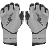 Grey Series Long Cuff Batting Gloves - Charcoal