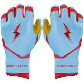 Harrison Bader Signature Series Long Cuff Batting Gloves - Baby Blue