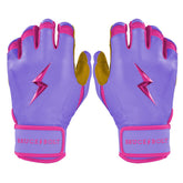 Harrison Bader Signature Series Short Cuff Batting Gloves - Lavender