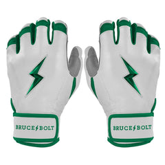 Chrome Series Short Cuff Batting Gloves - Green