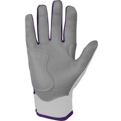 Chrome Series Short Cuff Batting Gloves - Purple