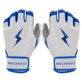Chrome Series Short Cuff Batting Gloves - Royal