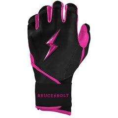 Bear Series Long Cuff Batting Gloves - Hot Pink