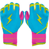 Bear Series Long Cuff Batting Gloves - Caribbean Blue
