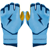Bear Series Long Cuff Batting Gloves - Carolina Blue