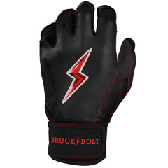 Bear Series Short Cuff Batting Gloves - Black