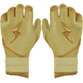 Gold Series Long Cuff Batting Gloves - Gold
