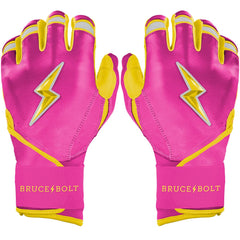 Dexter McCleon Jr. Signature Series Long Cuff Batting Gloves - Pink Lemonade