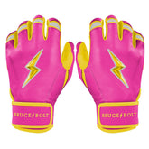 Dexter McCleon Jr. Signature Series Short Cuff Batting Gloves - Pink Lemonade