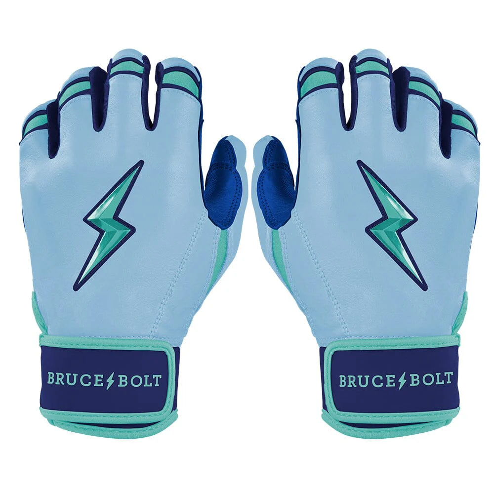 Bear Series Short Cuff Batting Gloves - Tidal Blue