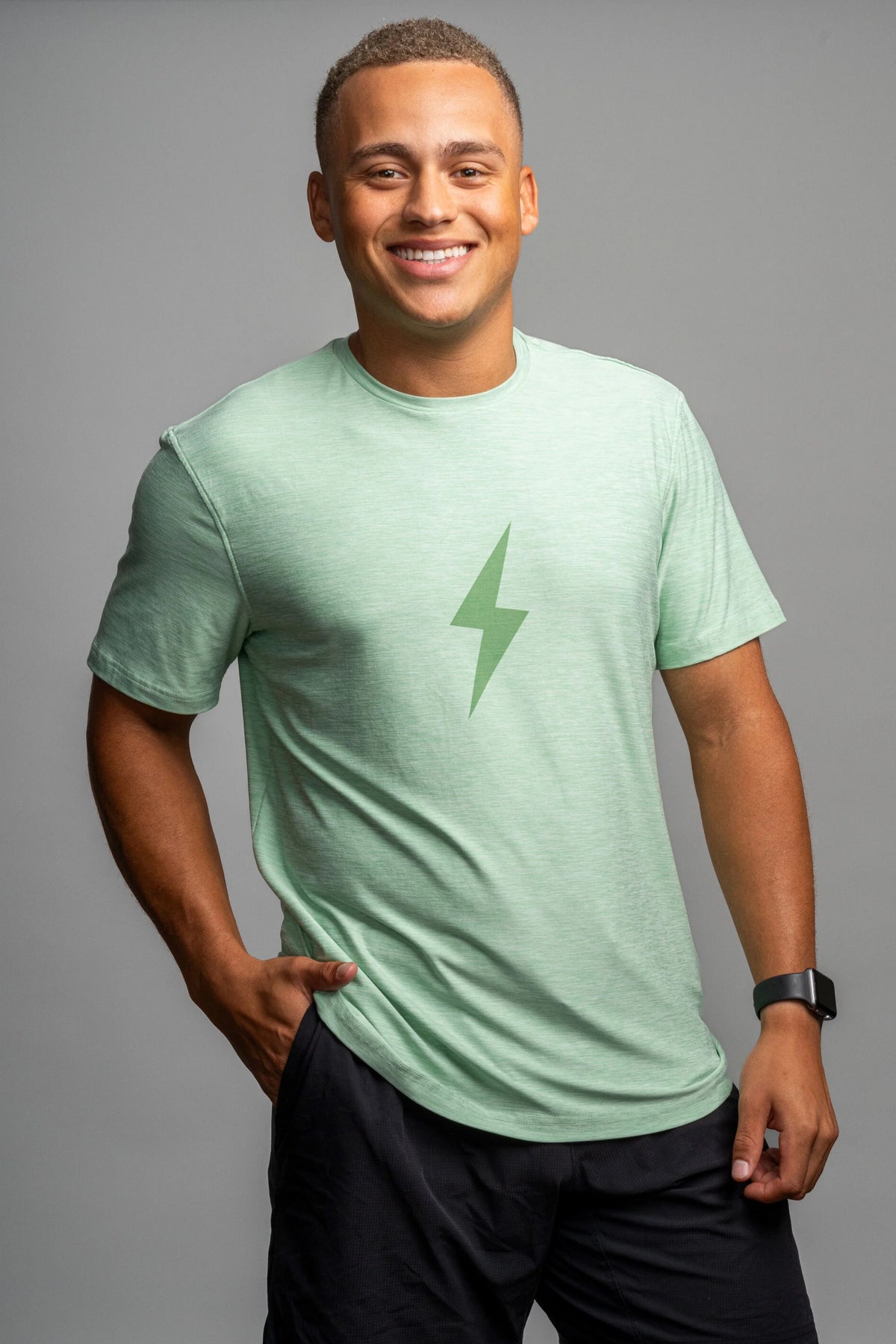 SuperSoft BOLT Short Sleeve Shirt - Mint Green