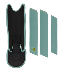 King of JUCO Creator Series Leg Guard - Mint/Gold