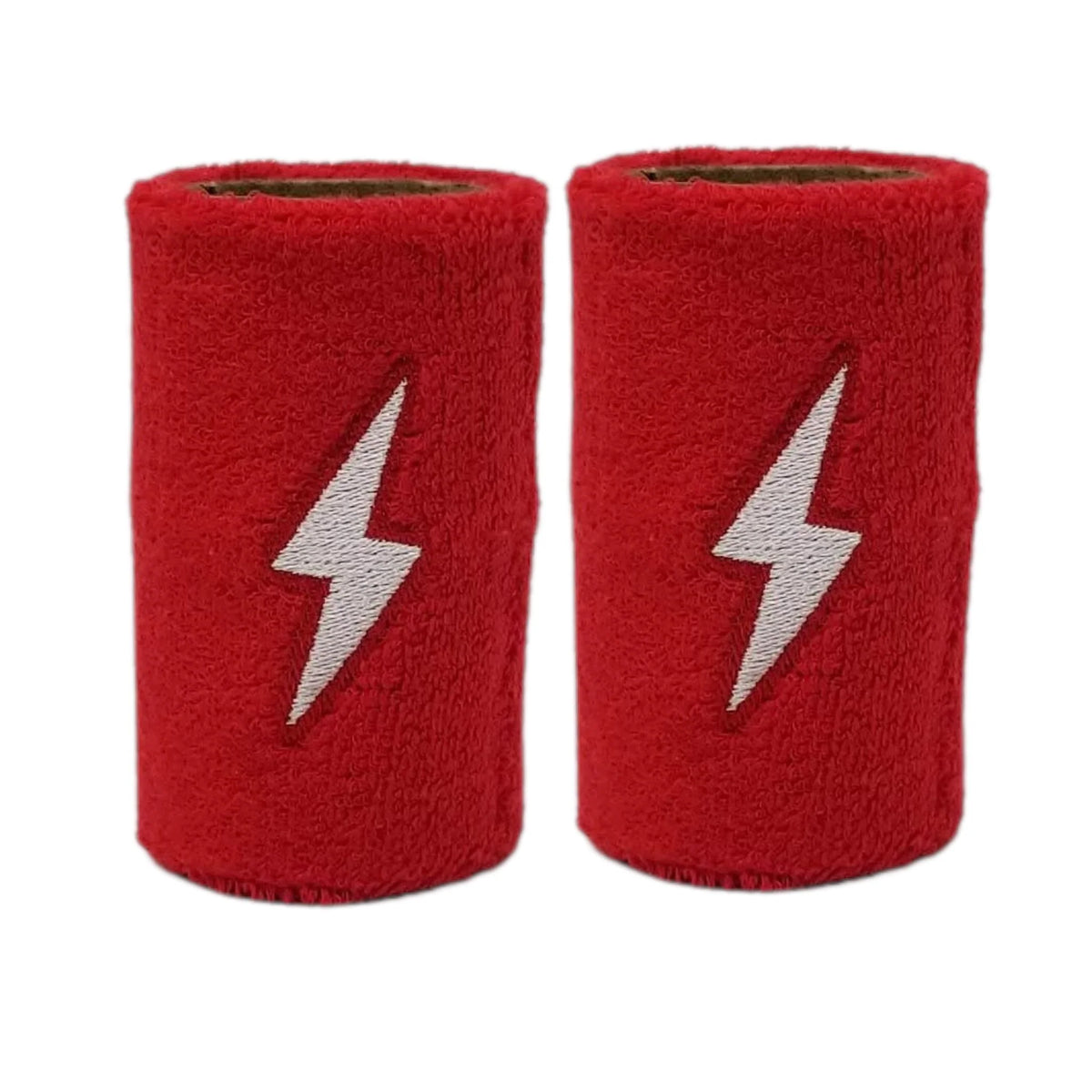Premium Pro 4" Wristbands (2-Pack) - Red