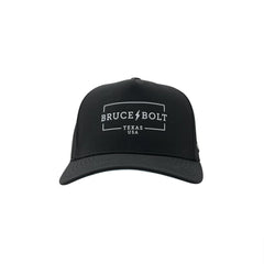 "BRUCE BOLT" Standard Snapback Hat - Black