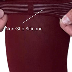 Compression Xtra Long Leg Sleeves (2-Pack) - Maroon