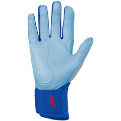 James Outman Signature Series Long Cuff Batting Gloves - Metallic Silver