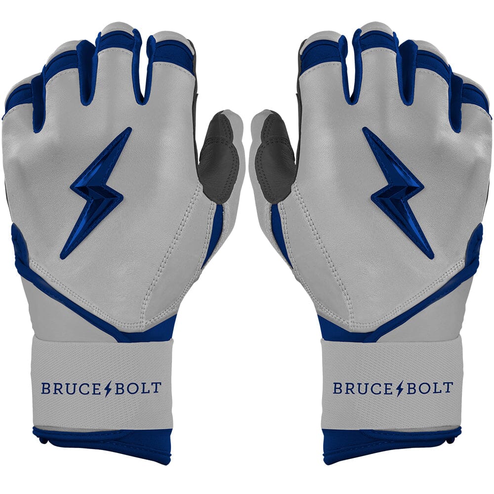 Grey Series Long Cuff Batting Gloves - Navy