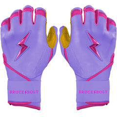 Harrison Bader Signature Series Long Cuff Batting Gloves - Lavender