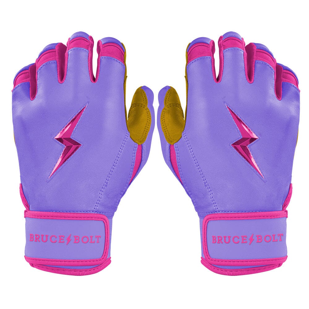 Harrison Bader Signature Series Short Cuff Batting Gloves - Lavender