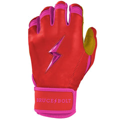 Harrison Bader Signature Series Short Cuff Batting Gloves - Pink