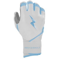Chrome Series Long Cuff Batting Gloves - Baby Blue