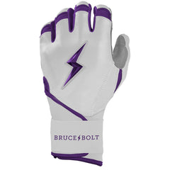 Chrome Series Long Cuff Batting Gloves - Purple