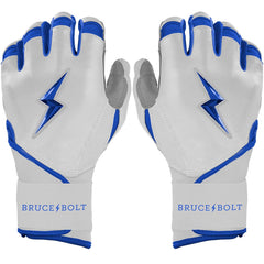Chrome Series Long Cuff Batting Gloves - Royal