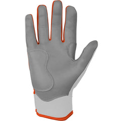 Chrome Series Short Cuff Batting Gloves - Orange