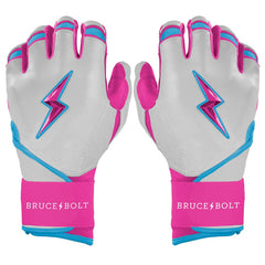 Perfect Game Collab Series Long Cuff Batting Gloves - Summer Swirl