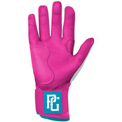 Perfect Game Collab Series Long Cuff Batting Gloves - Summer Swirl