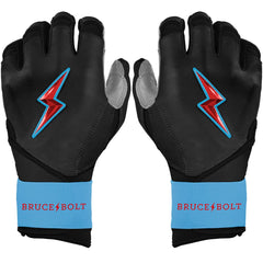 Bear Series Long Cuff Batting Gloves - Miami Black